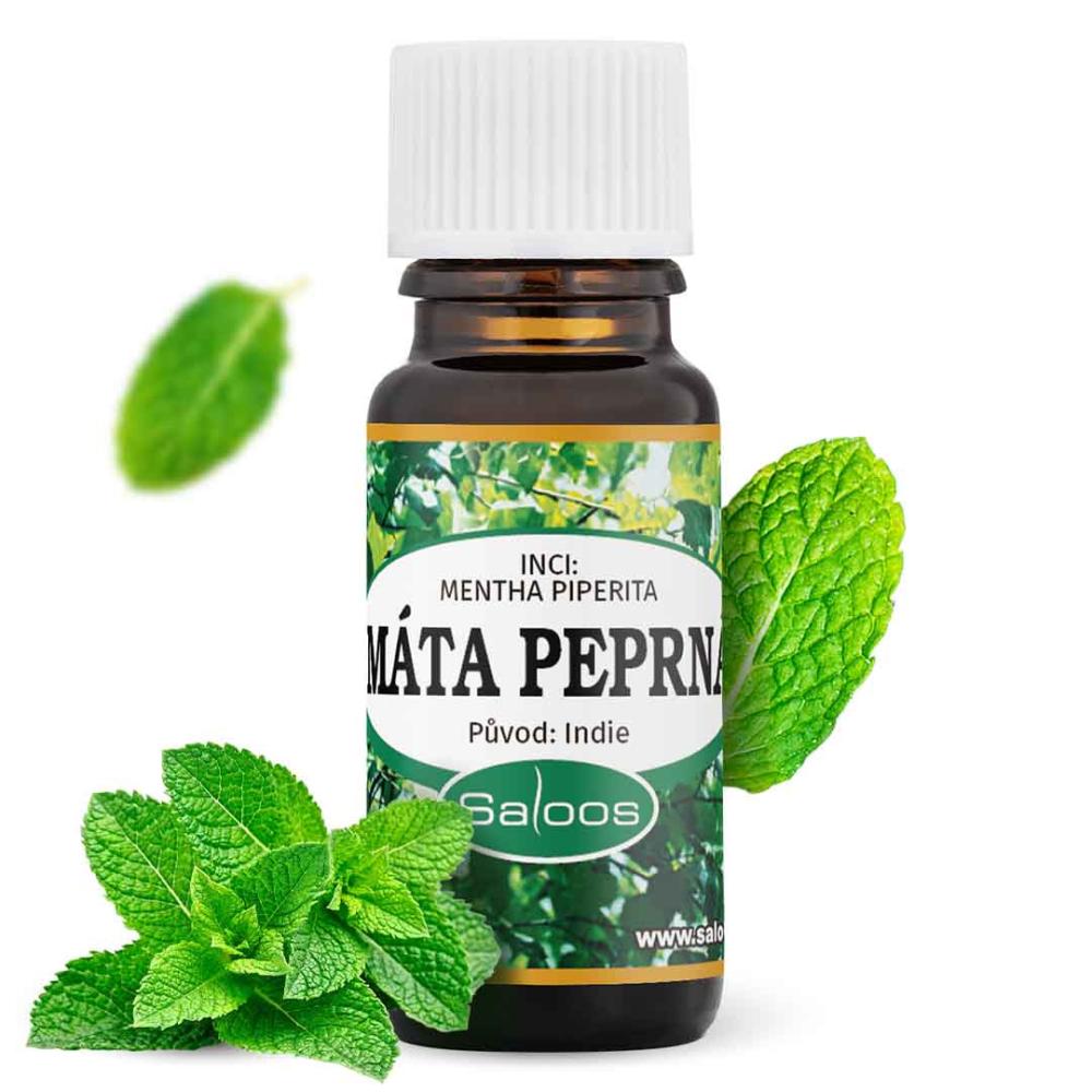 Éterický olej 100% MÄTA PIEPORNÁ India 10 ml