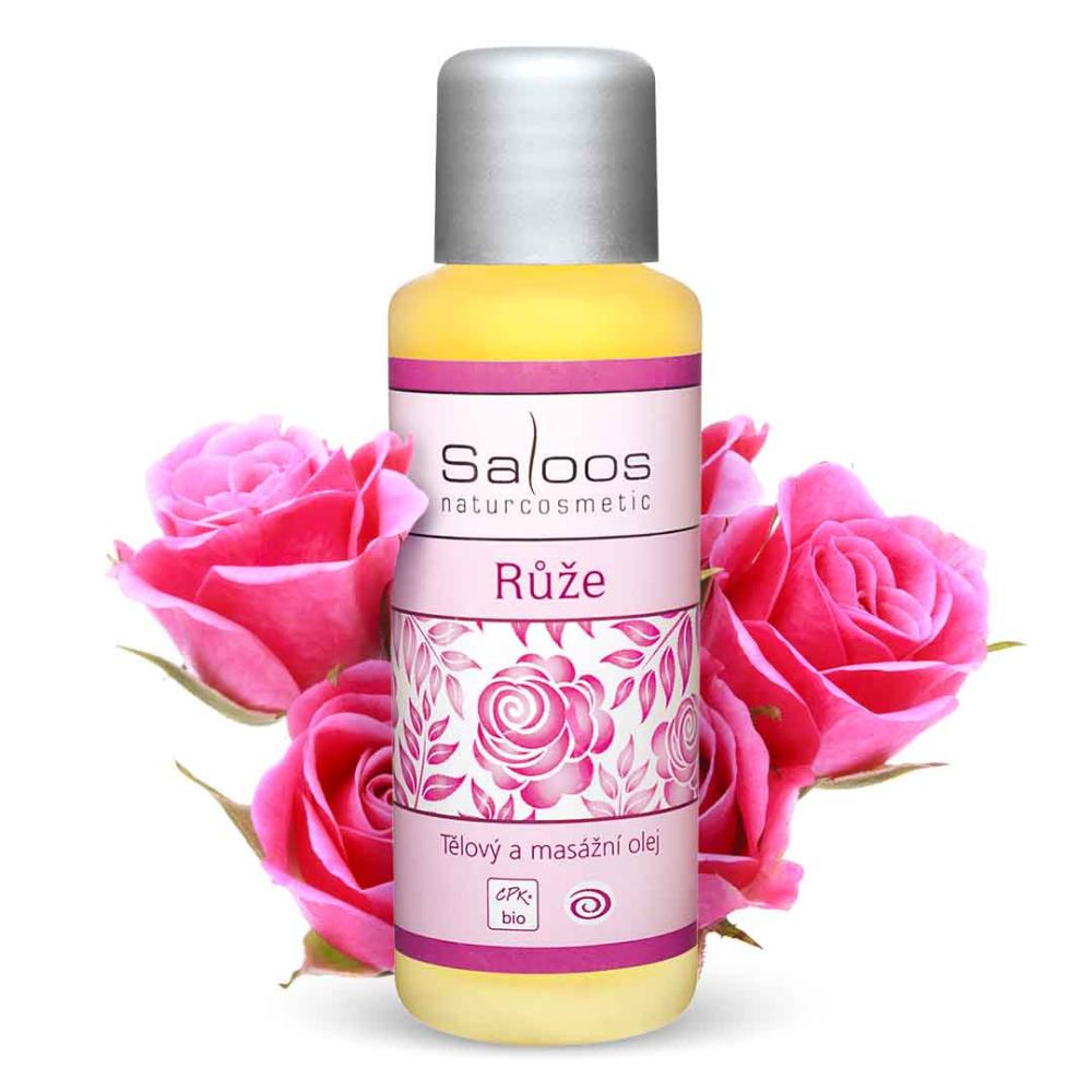 Pleťový a telový masážny olej Ruža 50 ml