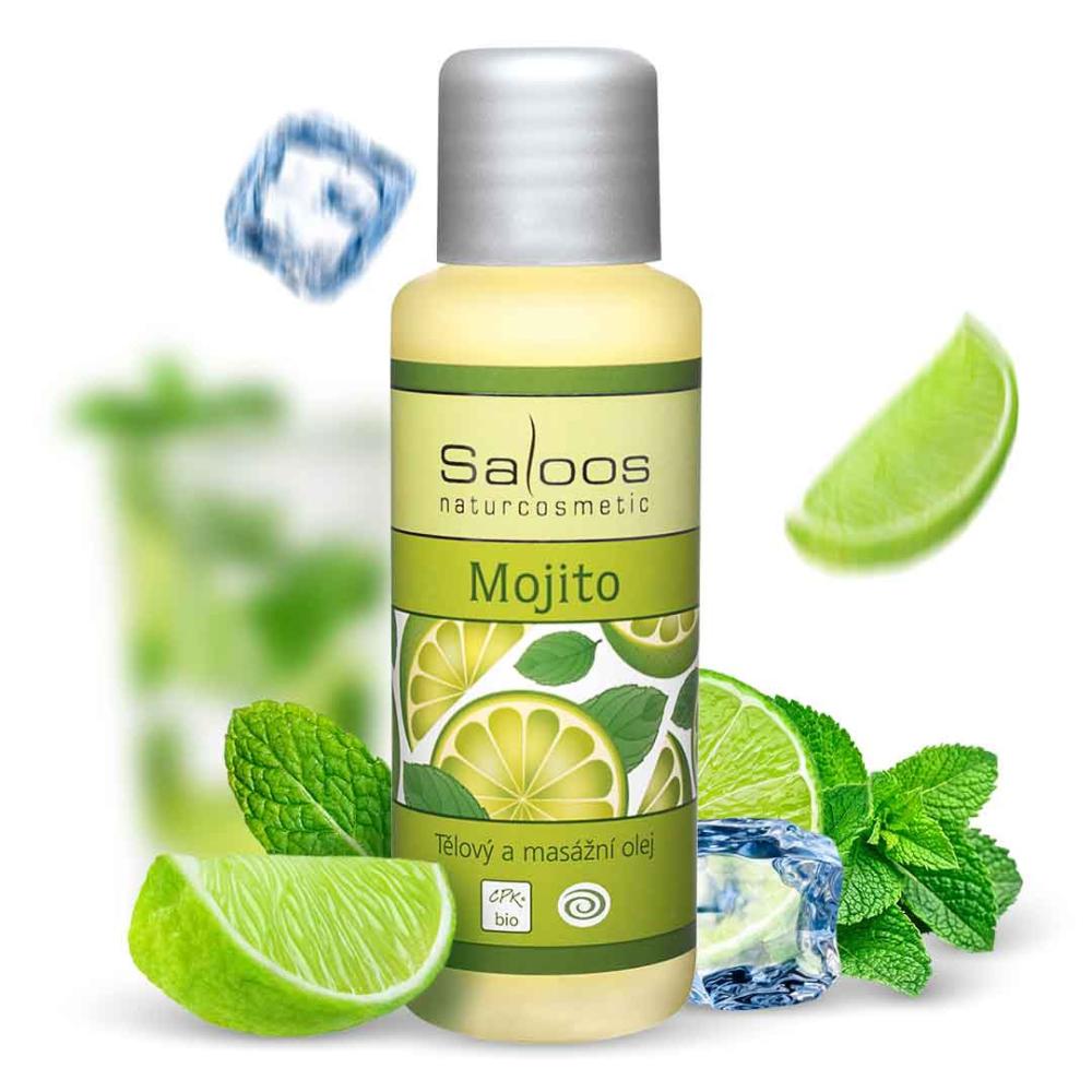 Telový a pleťový masážny olej Mojito 50 ml