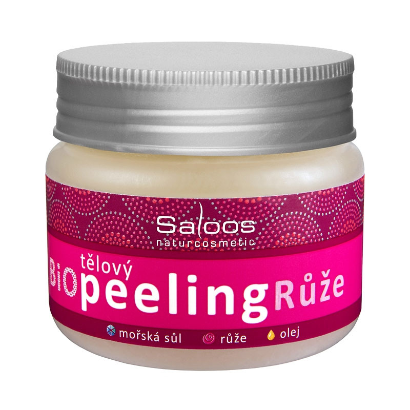 BIO telový peeling Ruža, 140 ml