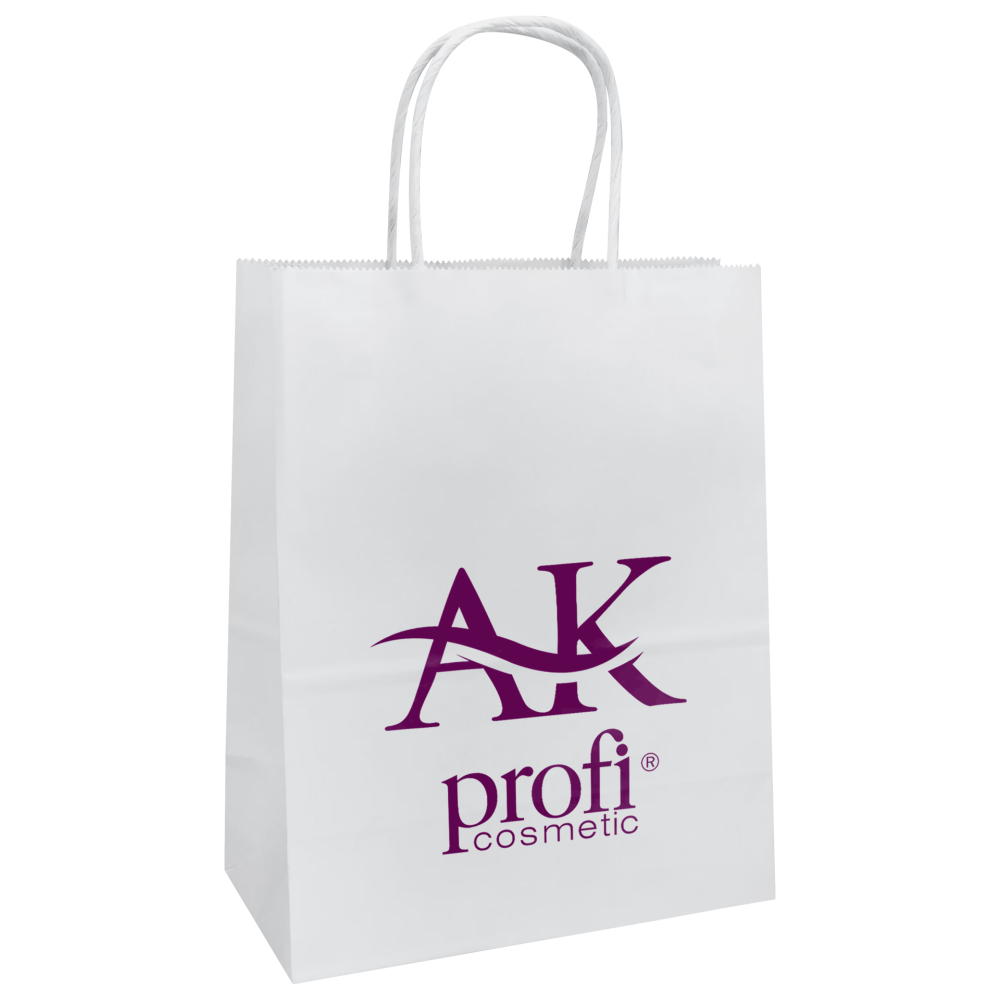 Papierová taška logo AK profi cosmetic 18 x 8 x 24 cm